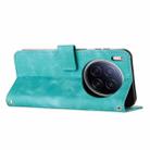 For Tecno Camon 40 Premier Dream Triangle Leather Phone Case with Lanyard(Green) - 3