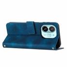 For Tecno Spark 30C 5G / Pop 9 5G Dream Triangle Leather Phone Case with Lanyard(Blue) - 3