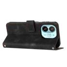 For Tecno Spark 30C 5G / Pop 9 5G Dream Triangle Leather Phone Case with Lanyard(Black) - 3