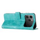 For Tecno Spark 40 4G Dream Triangle Leather Phone Case with Lanyard(Green) - 3