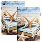 For Samsung Galaxy Tab A 8.0 2019 Sewing Litchi Texture Smart Leather Tablet Case(Starfish) - 1