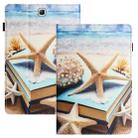 For Samsung Galaxy Tab A 8.0 2015 Sewing Litchi Texture Smart Leather Tablet Case(Starfish) - 1