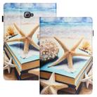 For Samsung Galaxy Tab A 10.1 2016 Sewing Litchi Texture Smart Leather Tablet Case(Starfish) - 1