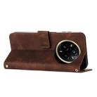 For Realme 14 Pro+ Dream Triangle Leather Phone Case with Lanyard(Brown) - 3