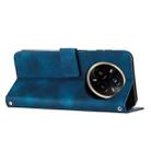 For Realme 14 Pro Dream Triangle Leather Phone Case with Lanyard(Blue) - 3
