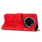 For Realme 14 Pro Dream Triangle Leather Phone Case with Lanyard(Red) - 3
