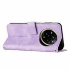 For Realme 14 Pro Dream Triangle Leather Phone Case with Lanyard(Purple) - 3