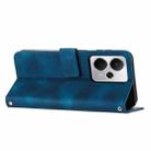 For Realme 14 / P3 5G / 14T 5G Dream Triangle Leather Phone Case with Lanyard(Blue) - 3