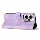 For Realme 14 / P3 5G / 14T 5G Dream Triangle Leather Phone Case with Lanyard(Purple) - 3