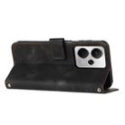 For Realme 14 / P3 5G / 14T 5G Dream Triangle Leather Phone Case with Lanyard(Black) - 3