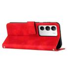 For Realme C71 4G Dream Triangle Leather Phone Case with Lanyard(Red) - 3