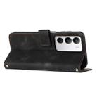 For Realme C71 4G Dream Triangle Leather Phone Case with Lanyard(Black) - 3