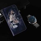 For Honor 200 Coloured Drawing Flip Leather Phone Case(Lion) - 2