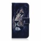 For Honor 200 Coloured Drawing Flip Leather Phone Case(Lion) - 3