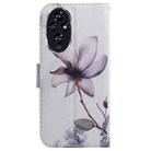 For Honor 200 Coloured Drawing Flip Leather Phone Case(Magnolia) - 3