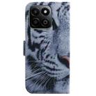 For Honor Play 60 Plus Coloured Drawing Flip Leather Phone Case(Tiger) - 3