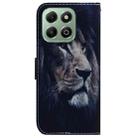 For Honor X6b Coloured Drawing Flip Leather Phone Case(Lion) - 3