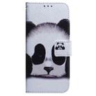 For Honor X6b Coloured Drawing Flip Leather Phone Case(Panda) - 2