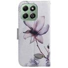 For Honor X6b Coloured Drawing Flip Leather Phone Case(Magnolia) - 3