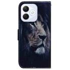 For Honor X60i Coloured Drawing Flip Leather Phone Case(Lion) - 3