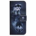 For Honor X60i Coloured Drawing Flip Leather Phone Case(Wolf and Dog) - 2