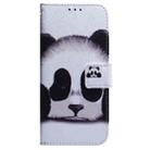 For Honor X60i Coloured Drawing Flip Leather Phone Case(Panda) - 2