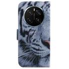 For Honor Magic7 Pro Coloured Drawing Flip Leather Phone Case(Tiger) - 3