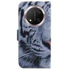 For Honor X9c Coloured Drawing Flip Leather Phone Case(Tiger) - 3