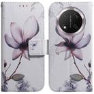 For Honor X9c Coloured Drawing Flip Leather Phone Case(Magnolia) - 1