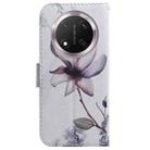 For Honor X9c Coloured Drawing Flip Leather Phone Case(Magnolia) - 3