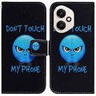 For Honor 400 Global 156.5mm Coloured Drawing Flip Leather Phone Case(Anger) - 1