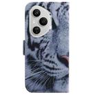 For Honor 400 Pro Global 160.8mm Coloured Drawing Flip Leather Phone Case(Tiger) - 3