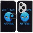For Honor 400 Pro Global 160.8mm Coloured Drawing Flip Leather Phone Case(Anger) - 1