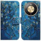 For Honor X70 5G Coloured Drawing Flip Leather Phone Case(Apricot) - 1