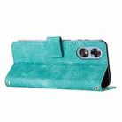 For OPPO A1 Pro / Reno8 T 5G Dream Triangle Leather Phone Case with Lanyard(Green) - 4