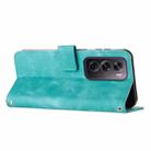 For OPPO Reno12 Pro Global Dream Triangle Leather Phone Case with Lanyard(Green) - 3