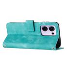 For OPPO Reno13 F 5G / 4G Dream Triangle Leather Phone Case with Lanyard(Green) - 3