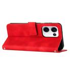 For OPPO Reno13 5G Global Dream Triangle Leather Phone Case with Lanyard(Red) - 3