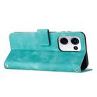 For OPPO Reno13 5G Global Dream Triangle Leather Phone Case with Lanyard(Green) - 3