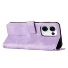 For OPPO Reno13 5G Global Dream Triangle Leather Phone Case with Lanyard(Purple) - 3