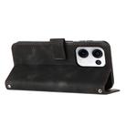 For OPPO Reno13 5G Global Dream Triangle Leather Phone Case with Lanyard(Black) - 3