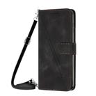 For OPPO Reno13 Pro Global Dream Triangle Leather Phone Case with Lanyard(Black) - 2