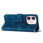 For OPPO A5 Pro 5G Global Dream Triangle Leather Phone Case with Lanyard(Blue) - 3