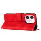 For OPPO A5 Pro 5G Global Dream Triangle Leather Phone Case with Lanyard(Red) - 3