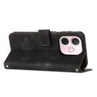 For OPPO A5 Pro 5G Global Dream Triangle Leather Phone Case with Lanyard(Black) - 3