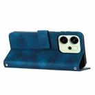 For OPPO Reno14 Global /  Reno14 F 5G Dream Triangle Leather Phone Case with Lanyard(Blue) - 3
