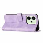 For OPPO Reno14 Global /  Reno14 F 5G Dream Triangle Leather Phone Case with Lanyard(Purple) - 3