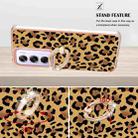 For OPPO Reno12 Pro Global Electroplating Dual-side IMD Phone Case with Ring Holder(Leopard Print) - 3
