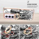For OPPO Reno12 Pro Global Electroplating Dual-side IMD Phone Case with Ring Holder(Totem Elephant) - 3