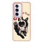 For OPPO Reno12 Pro Global Electroplating Dual-side IMD Phone Case with Ring Holder(Lucky Dog) - 2